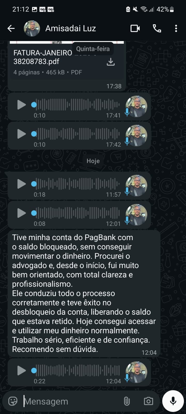 Depoimento de cliente 5